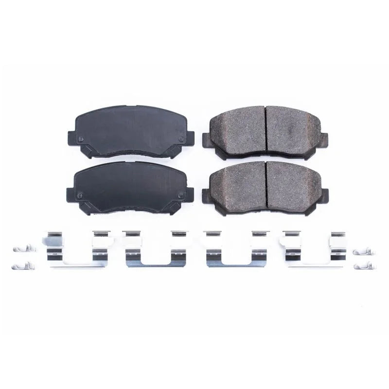 Power Stop Front Z17 Evolution Ceramic Brake Pads w/Hardware fits 2015-2017 Chrysler 200 / 2015-2017 Chrysler 200 C / 2013...