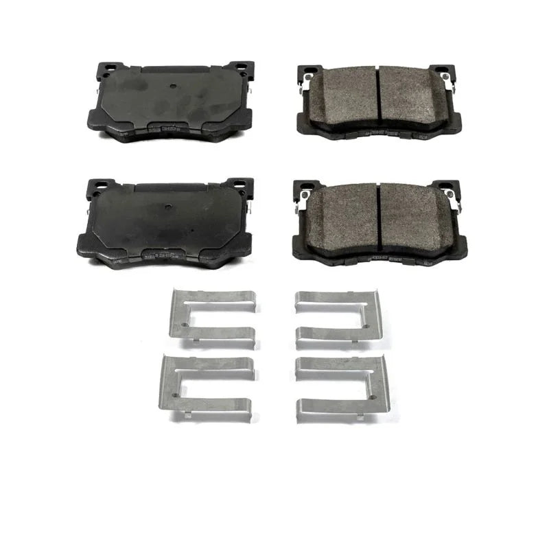 Power Stop Front Z17 Evolution Ceramic Brake Pads w/Hardware fits 2017-2020 Genesis G80 3.8 / 2018-2020 Genesis G80 SPORT ...