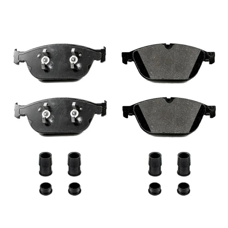 Power Stop Front Z17 Evolution Ceramic Brake Pads w/Hardware fits Audi A8 / 2011-2018 Audi A8 Quattro / 2014-2017 Audi SQ5