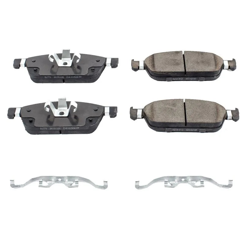 Power Stop Front Z17 Evolution Ceramic Brake Pads w/Hardware fits Ford Focus / 2015-2018 Ford Focus ST / 2015-2019 Lincoln...