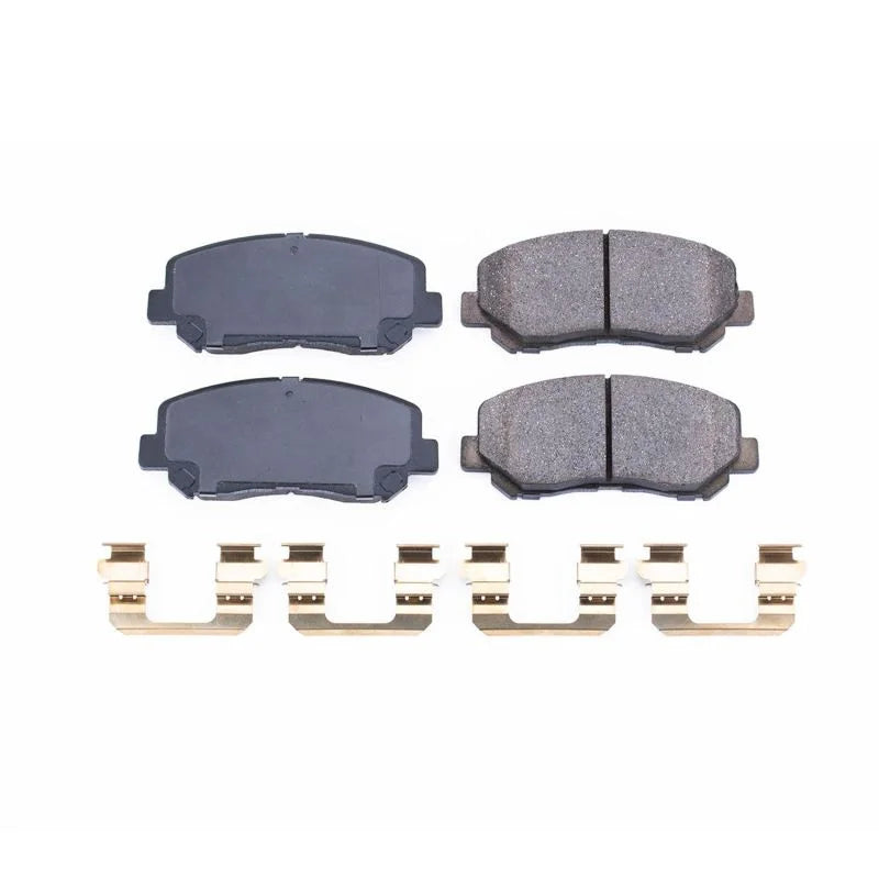 Power Stop Front Z17 Evolution Ceramic Brake Pads w/Hardware fits Mazda Cx-5 / 2017 Mazda Cx-5 Grand Select / 2013-2021 Ma...