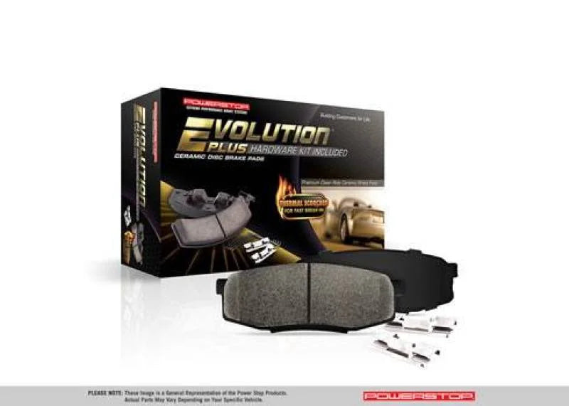 Power Stop Front Z17 Evolution Ceramic Brake Pads w/Hardware fits Mercedes-Benz Amg / 2017-2019 Mercedes-Benz Amg GT / 201...