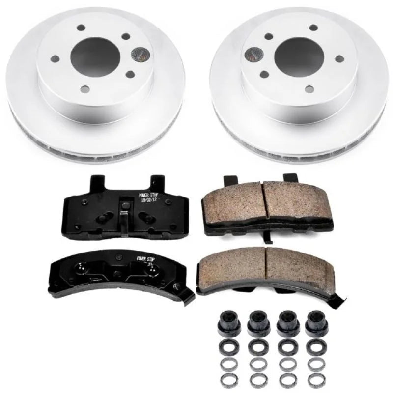 Power Stop Front Z17 Evolution Geomet Coated Brake Kit fits 1990-2002 Chevrolet Astro / 1990-1995 Chevrolet Astro CL / 199...