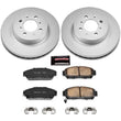 Load image into Gallery viewer, Power Stop Front Z17 Evolution Geomet Coated Brake Kit fits 1994-2001 Acura Integra GS-R / 1997-2001 Acura Integra GS / 19...