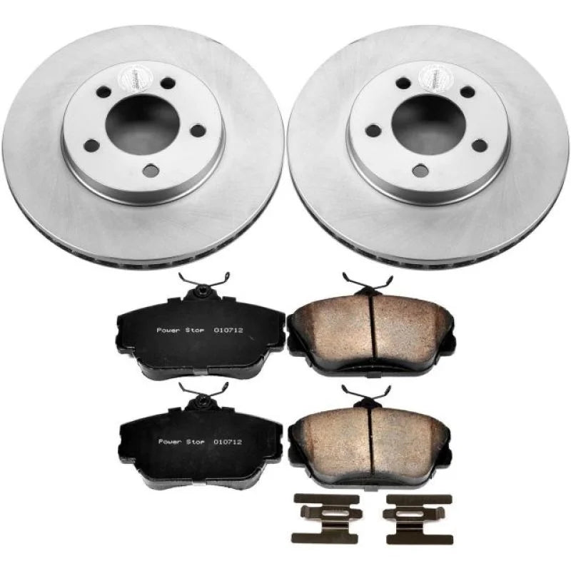 Power Stop Front Z17 Evolution Geomet Coated Brake Kit fits 1995 Ford Taurus SHO / Ford Taurus - Main Product View
