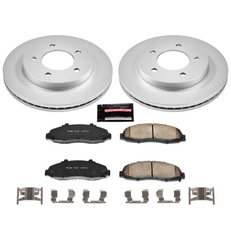Power Stop Front Z17 Evolution Geomet Coated Brake Kit fits 1997-2004 Ford F-150 / F-150 Heritage - Main Product View