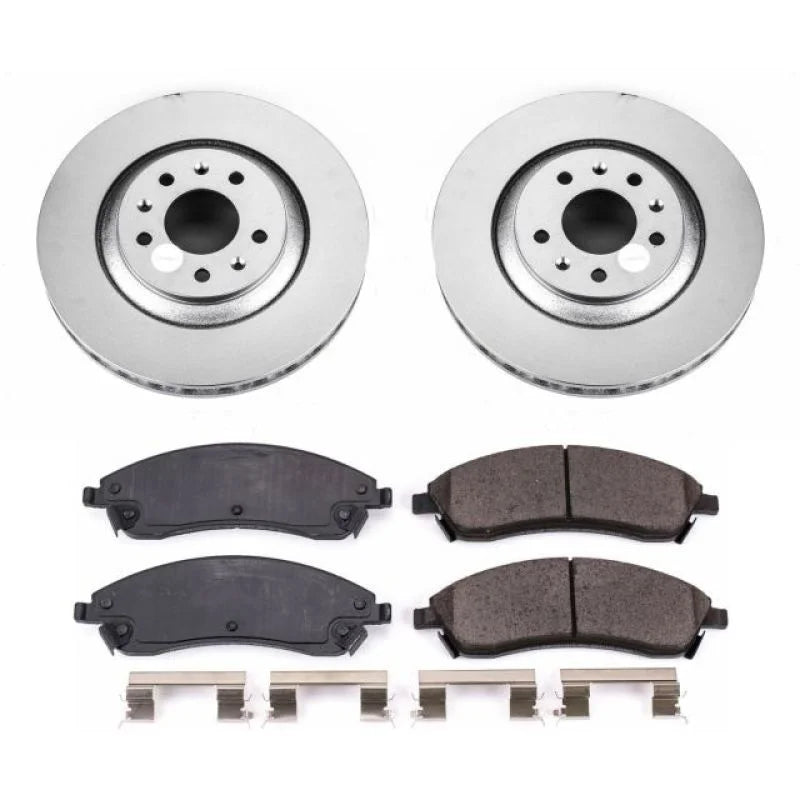 Power Stop Front Z17 Evolution Geomet Coated Brake Kit fits 2006-2007 Cadillac CTS / 2005-2008 Cadillac STS / 2008 Cadilla...