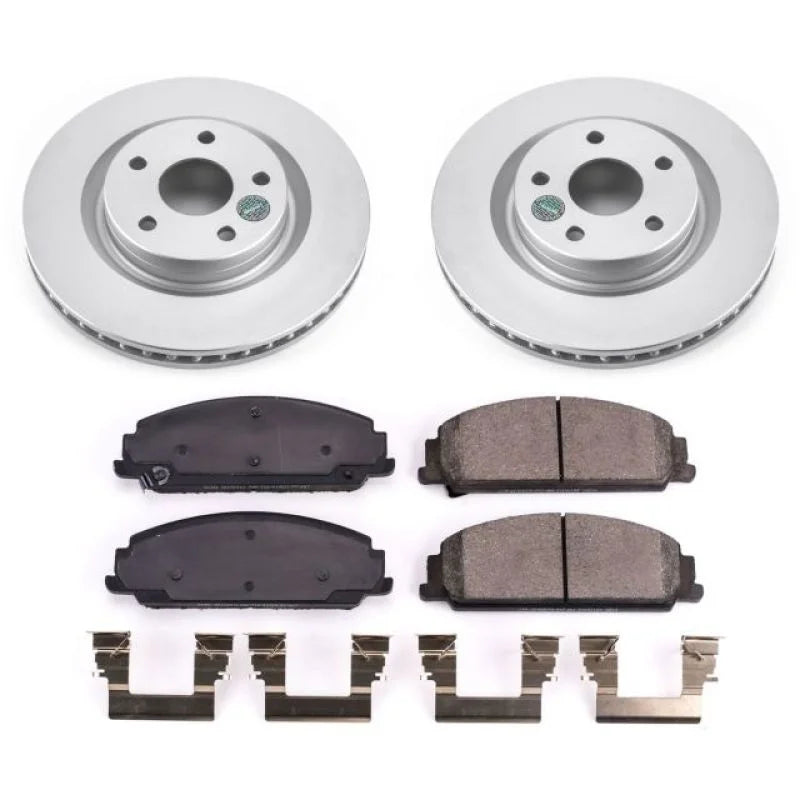 Power Stop Front Z17 Evolution Geomet Coated Brake Kit fits 2008-2009 Pontiac G8 GT - Main Product View