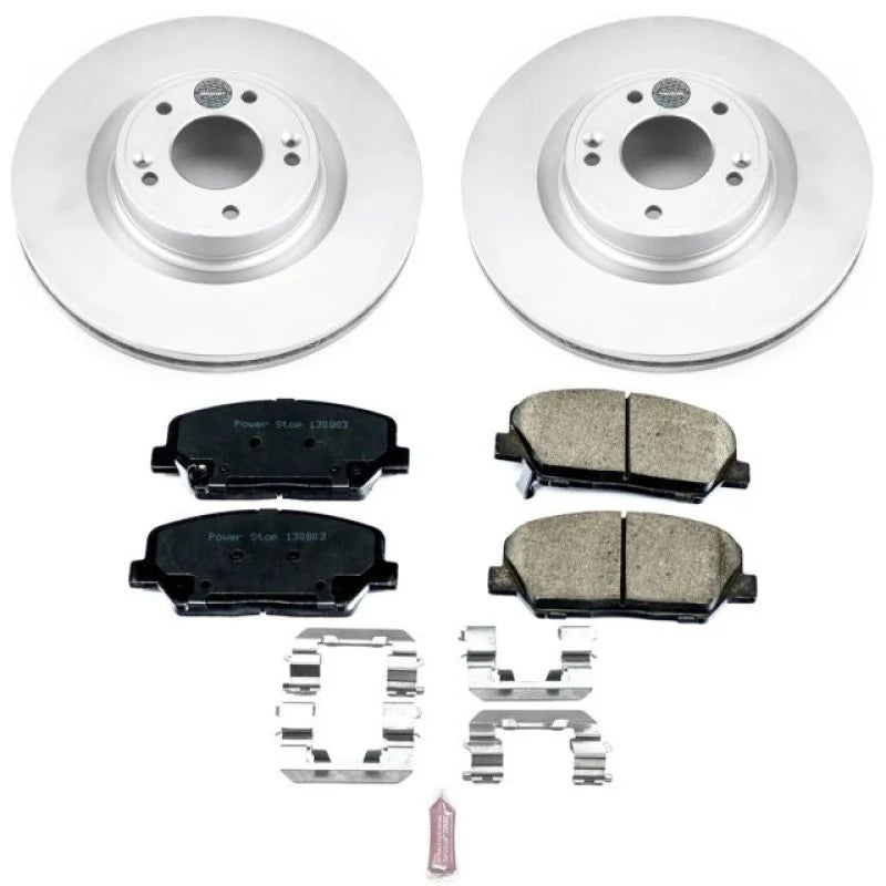 Power Stop Front Z17 Evolution Geomet Coated Brake Kit fits 2010-2016 Hyundai Genesis / Genesis COUPE - Main Product View