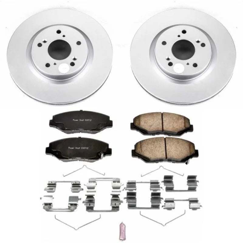Power Stop Front Z17 Evolution Geomet Coated Brake Kit fits 2012-2016 Honda CR-V - Main Product View