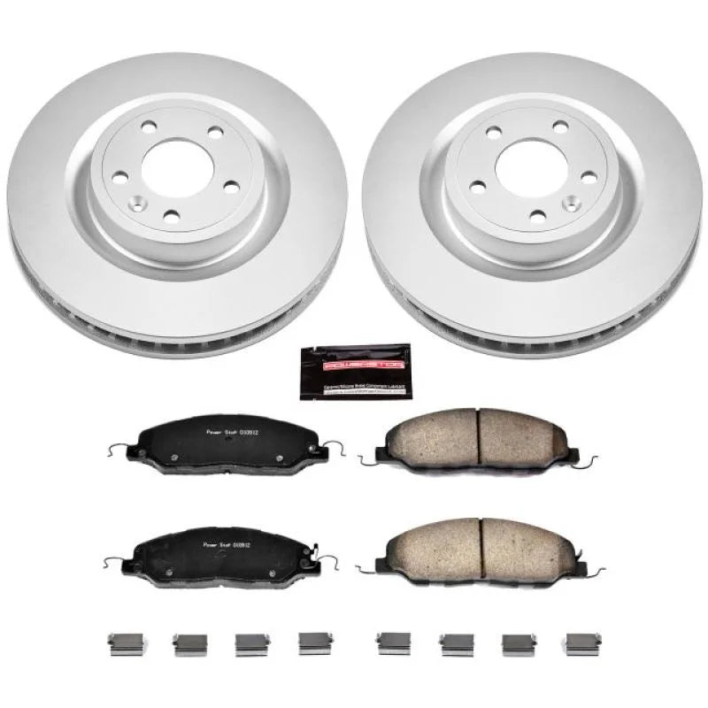 Power Stop Front Z17 Evolution Geomet Coated Brake Kit fits 2013-2014 Ford Mustang / 2011-2014 Ford Mustang GT - Main Prod...