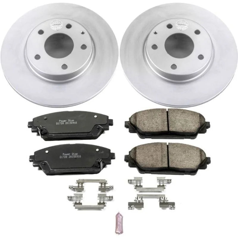 Power Stop Front Z17 Evolution Geomet Coated Brake Kit fits 2014-2021 Mazda 3 / Cx-3 - Main Product View