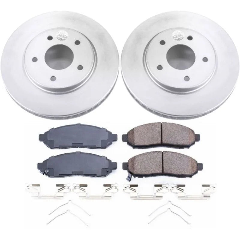 Power Stop Front Z17 Evolution Geomet Coated Brake Kit fits 2015-2017 Chevrolet City Express / 2015-2018 Chevrolet City Ex...