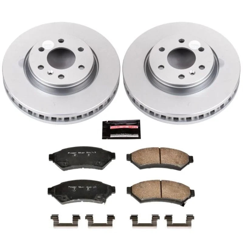 Power Stop Front Z17 Evolution Geomet Coated Brake Kit fits Buick Terraza / 2006-2007 Buick Terraza CX / 2006-2008 Chevrol...