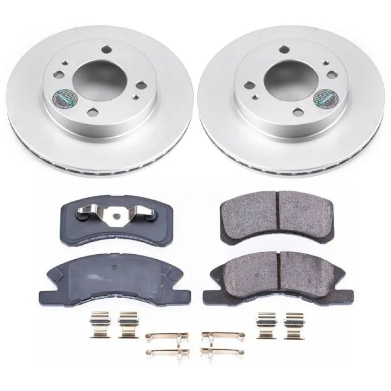 Power Stop Front Z17 Evolution Geomet Coated Brake Kit fits Mitsubishi Mirage / 2014-2015 Mitsubishi Mirage DE / 2015 Mits...