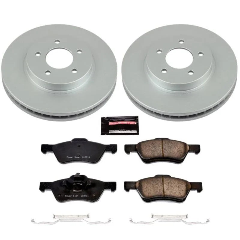 Power Stop Front Z17 Geomet Coated Brake Kit fits 2005-2007 Ford Escape Hybrid / 2005-2010 Ford Escape LIMITED / 2005 Ford...