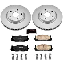 Load image into Gallery viewer, Power Stop Front Z17 Geomet Coated Brake Kit fits 2013-2018 Lexus ES300H / 2007-2018 Lexus ES350 / 2011 2012 Toyota Avalon...