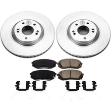 Load image into Gallery viewer, Power Stop Front Z17 Geomet Coated Brake Kit fits 2016-2018 Hyundai Sonata / 2017-2019 Hyundai Sonata Hybrid / 2016-2019 H...