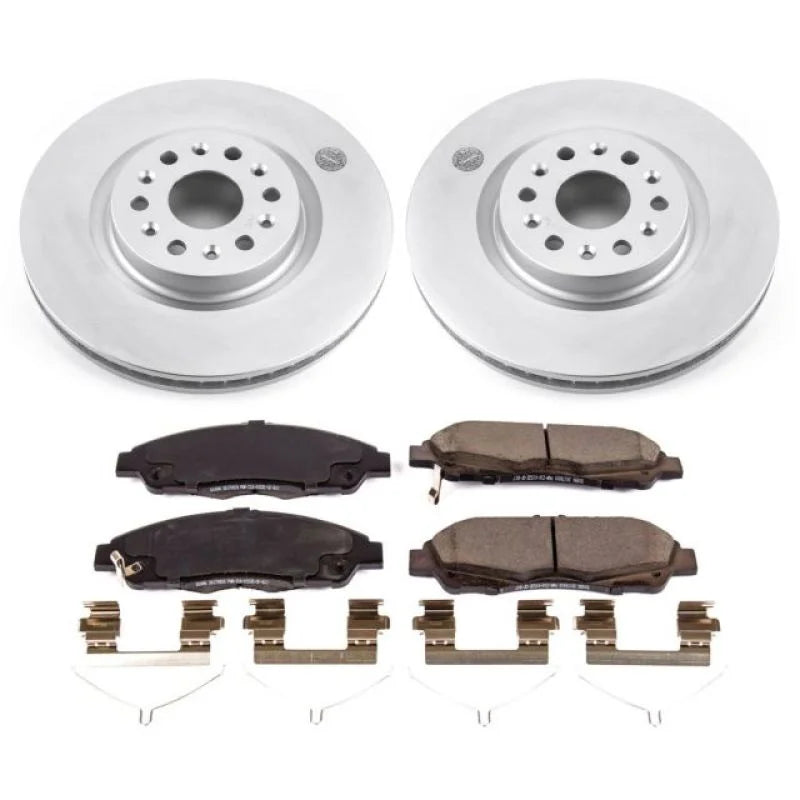 Power Stop Front Z17 Geomet Coated Brake Kit fits 2018 Buick Enclave / 2018-2020 Buick Enclave Avenir / 2019-2020 Buick En...