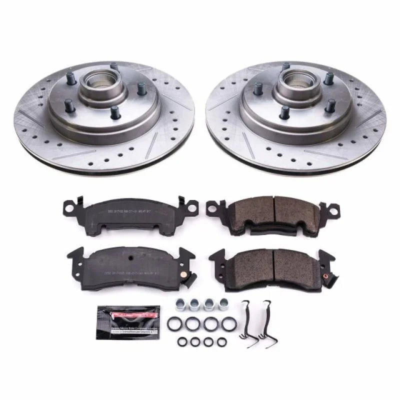 Power Stop Front Z23 Brake Kit fits 1985-1989 Buick Electra / 1977-1981 1985-1990 Buick LeSabre / 1977 1978 Buick LeSabre ...