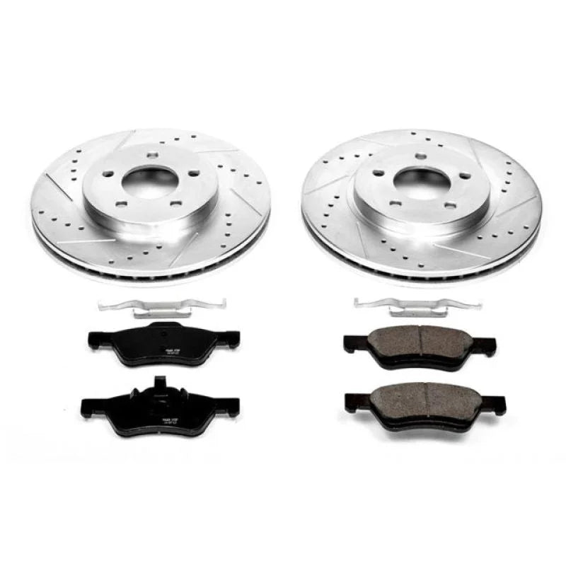 Power Stop Front Z23 Brake Kit fits 2005-2007 Ford Escape Hybrid / 2005-2010 Ford Escape LIMITED / 2005 Ford Escape Xls / ...