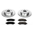 Load image into Gallery viewer, Power Stop Front Z23 Brake Kit fits 2005-2010 Dodge Dakota / 2006 2007 Mitsubishi Raider Durocross / 2006-2009 Mitsubishi ...