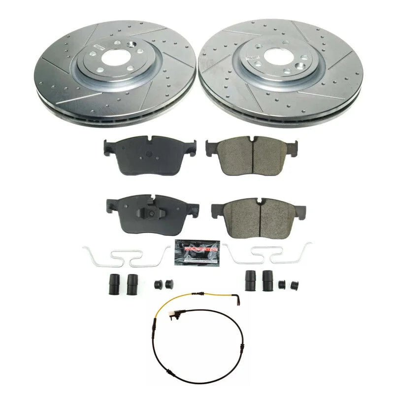 Power Stop Front Z23 Brake Kit fits 2017-2020 Jaguar F-pace / 2018-2020 land Rover Range Rover
