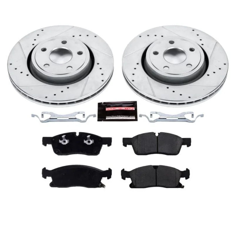 Power Stop Front Z23 Brake Kit fits 2021-2024 Dodge DURANGO Citadel / 2023 2024 Dodge DURANGO / 2022-2024 Dodge DURANGO R/...