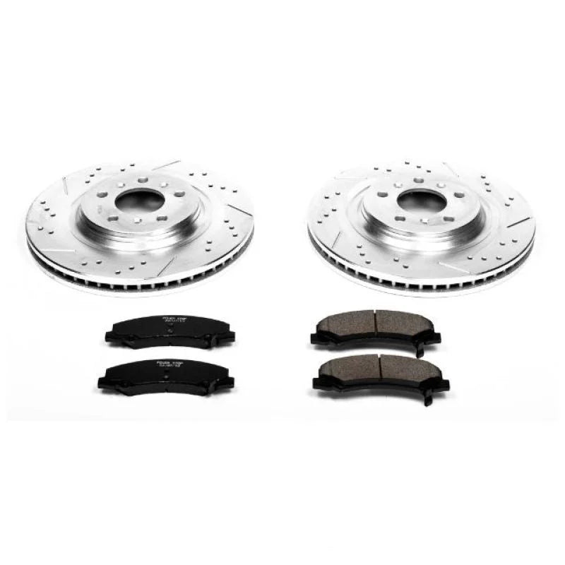 Power Stop Front Z23 Brake Kit fits Buick Allure / 2008 2009 Buick LaCrosse Super / 2006-2008 Buick Lucerne Cxl / 2008-201...