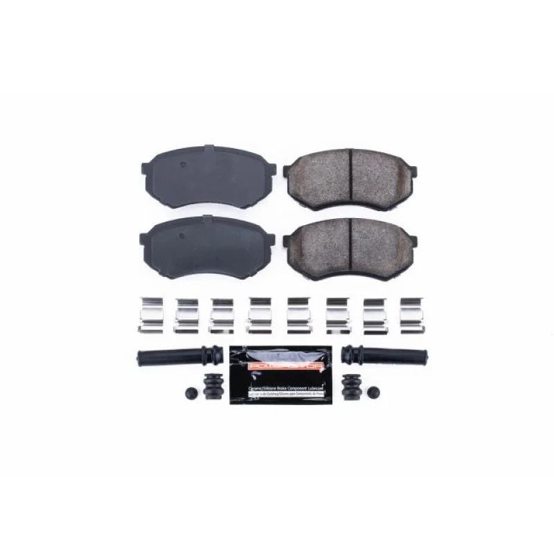 Power Stop Front Z23 Brake Pads w/Hardware fits 1987-1989 Chrysler Conquest / 1984-1986 Dodge Conquest / 1988-1991 Mazda 9...