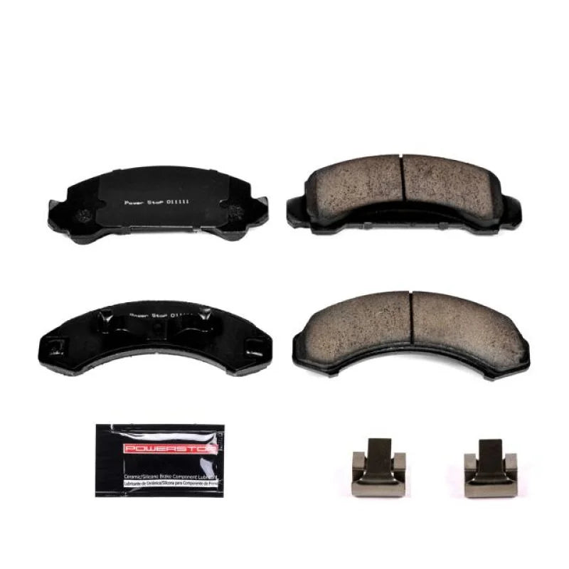 Power Stop Front Z23 Brake Pads w/Hardware fits 1987-1997 Ford Aerostar / 1984-1990 Ford Bronco II - Main Product View