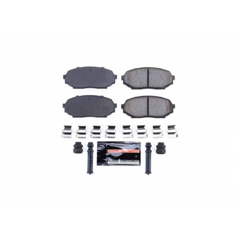 Power Stop Front Z23 Brake Pads w/Hardware fits 1990-1993 Geo Storm 2+2 / 1991-1992 Isuzu Impulse RS / 1990-1992 Isuzu Imp...