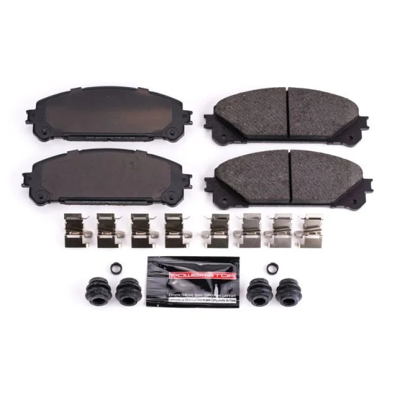 Power Stop Front Z23 Brake Pads w/Hardware fits 2015-2017 Lexus NX200T / 2022-2025 Lexus NX250 / 2018-2021 Lexus NX300 / 2...