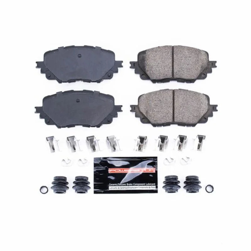 Power Stop Front Z23 Brake Pads w/Hardware fits 2017-2020 Fiat 124 Spider / 2017-2020 Fiat Spider / 2016-2024 Mazda Mx-5 M...