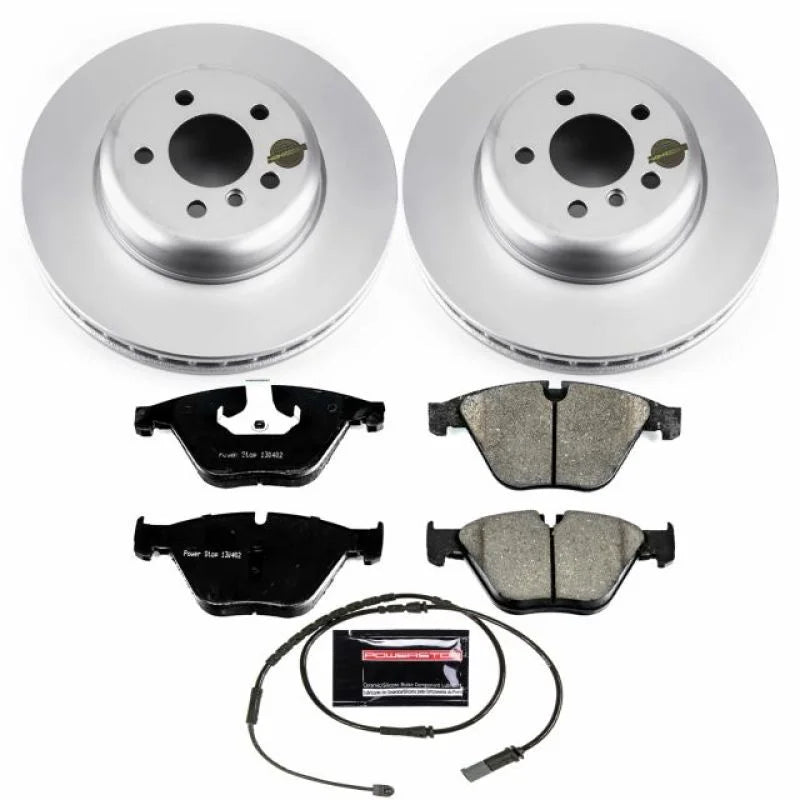 Power Stop Front Z23 Coated Brake Kit fits 2014-2016 BMW 535D / 2014-2016 BMW 535D xDrive / 2011-2016 BMW 535I / 2011-2016...