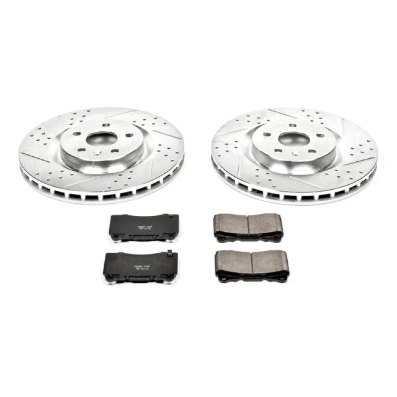 Power Stop Front Z23 EVOLUTION Sport Brake Kit fits 2012-2013 Buick Regal / 2009 Pontiac G8 GXP - Main Product View