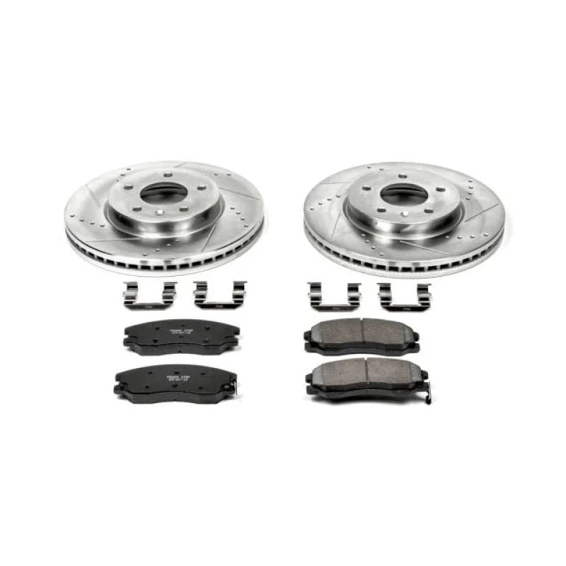 Power Stop Front Z23 EVOLUTION Sport Brake Kit fits 2012-2015 Chevrolet Captiva SPORT / 2007-2009 Chevrolet Equinox / 2007...