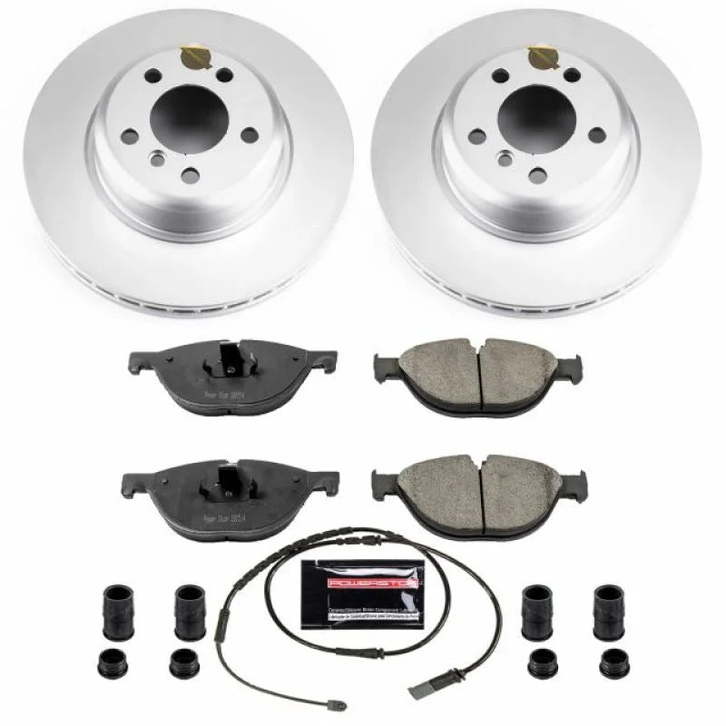 Power Stop Front Z23 EVOLUTION Sport Coated Brake Kit fits 2012-2013 BMW 528I - Main Product View