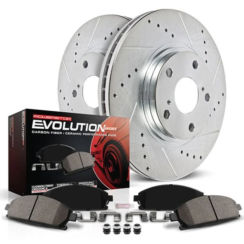 Power Stop Front Z23 Evolution Brake Kit fits 2019-2023 Kia Forte