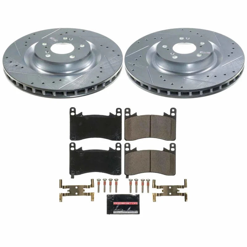 Power Stop Front Z23 Evolution Brake Kit fits 2021-2025 Acura Tlx Type S / 2023 Acura Tlx Type S Pmc Edition / Acura Tlx