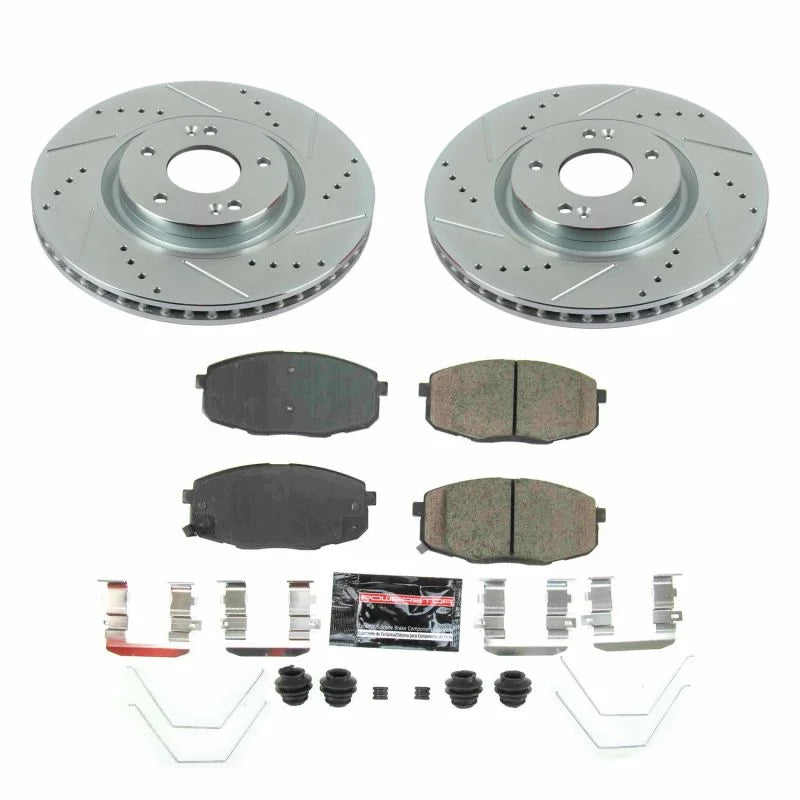 Power Stop Front Z23 Evolution Brake Kit fits Hyundai Nexo / 2019-2024 Hyundai Nexo Blue - Main Product View