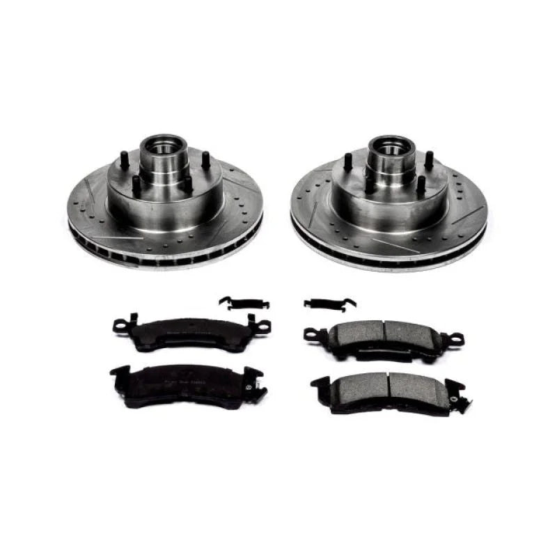 Power Stop Front Z23 Evolution Sport Brake Kit fits 1970-1981 Buick / Cadillac / Chevrolet - Main Product View