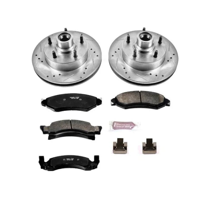 Power Stop Front Z23 Evolution Sport Brake Kit fits 1975-1983 Ford E-100 Econoline / 1975-1983 Ford E-100 Econoline Club W...