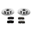 Load image into Gallery viewer, Power Stop Front Z23 Evolution Sport Brake Kit fits 1989-1990 Nissan 300ZX - Main Product View