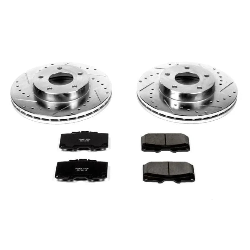 Power Stop Front Z23 Evolution Sport Brake Kit fits 1989-1990 Nissan 300ZX - Main Product View