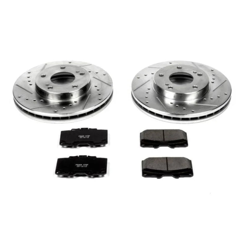 Power Stop Front Z23 Evolution Sport Brake Kit fits 1989-1996 Nissan 300ZX / 1989-1996 Nissan 300ZX Turbo - Main Product View