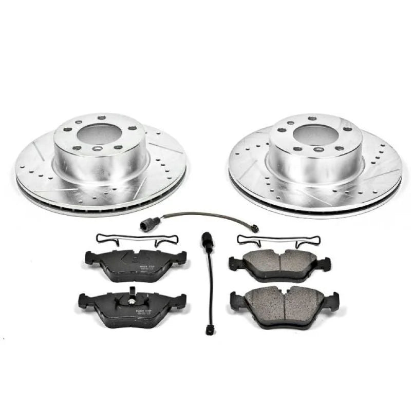 Power Stop Front Z23 Evolution Sport Brake Kit fits 1990-1995 BMW 525I / 1993 BMW 525IT / 1994-1995 BMW 530I / 1990-1993 B...