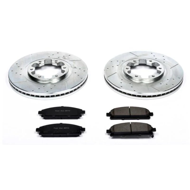 Power Stop Front Z23 Evolution Sport Brake Kit fits 1997-2003 Infiniti QX4 / Infiniti QX4 / 1998-2004 Nissan Pathfinder LE...