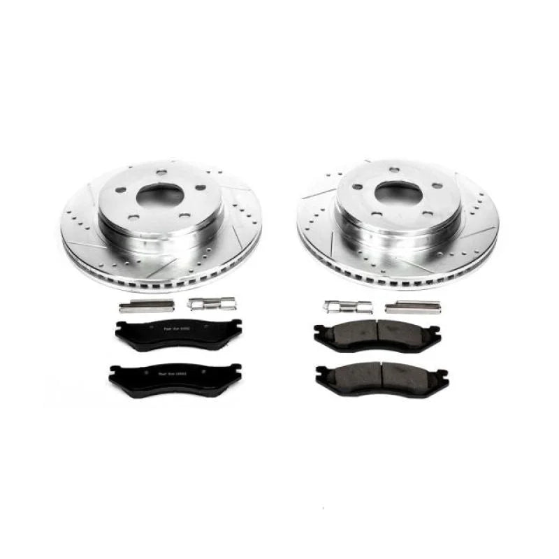 Power Stop Front Z23 Evolution Sport Brake Kit fits 2003-2005 Dodge Ram 1500 LARAMIE - Main Product View