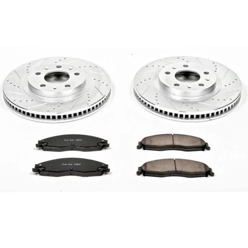 Power Stop Front Z23 Evolution Sport Brake Kit fits 2003-2007 Cadillac CTS / 2003 Cadillac CTS Luxury - Main Product View